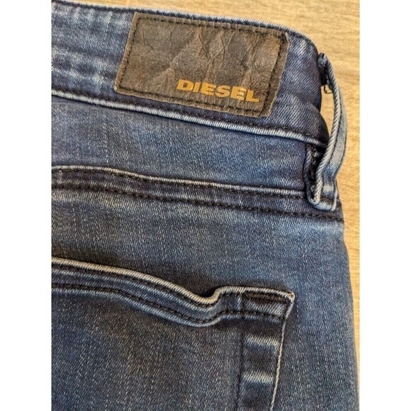 Diesel Women’s Slandy Low Rise Jeans Slim Medium Wash Super Skinny Sz 27 x 30 45 - Picture 5 of 10